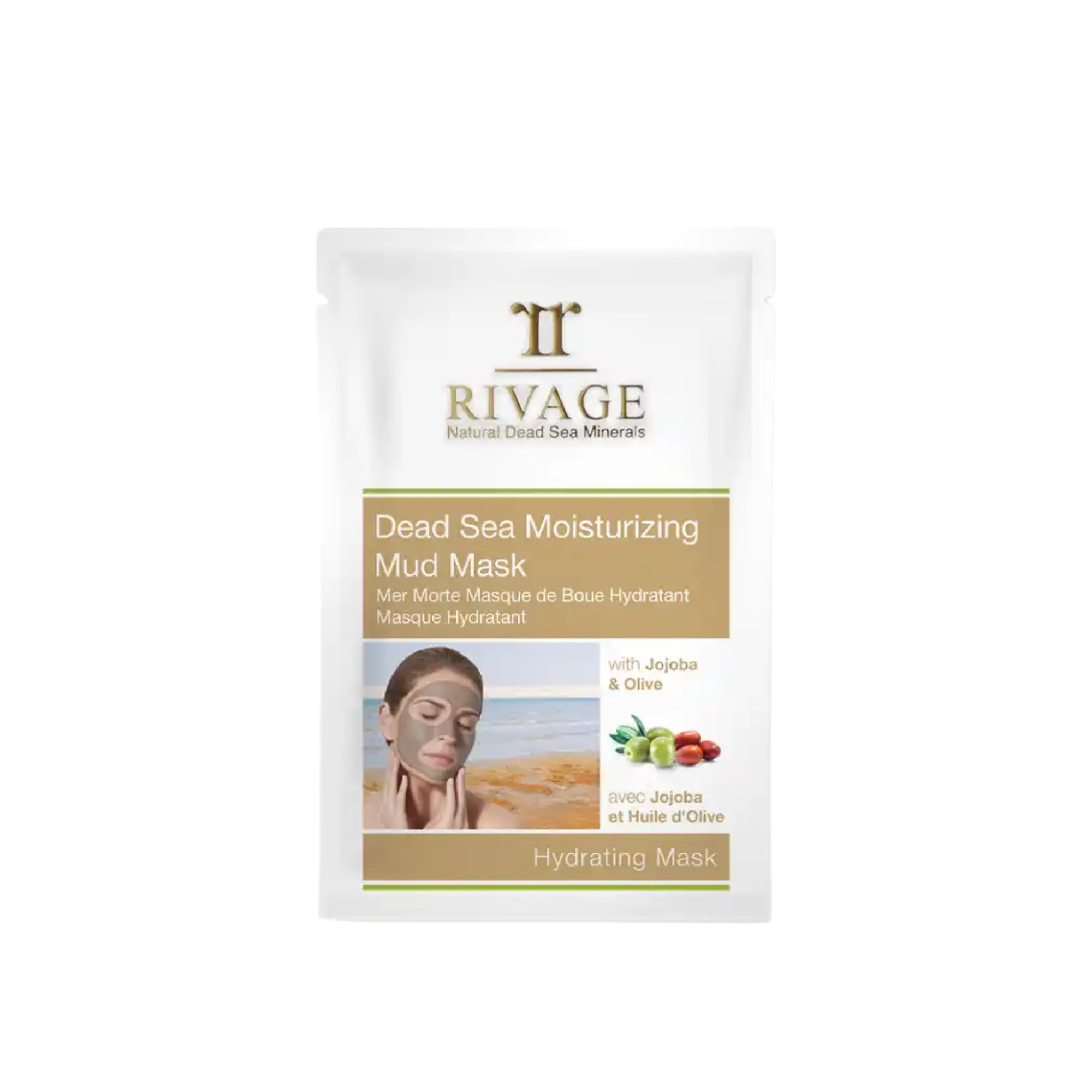 Masque visage hydratant à la boue de la mer Morte