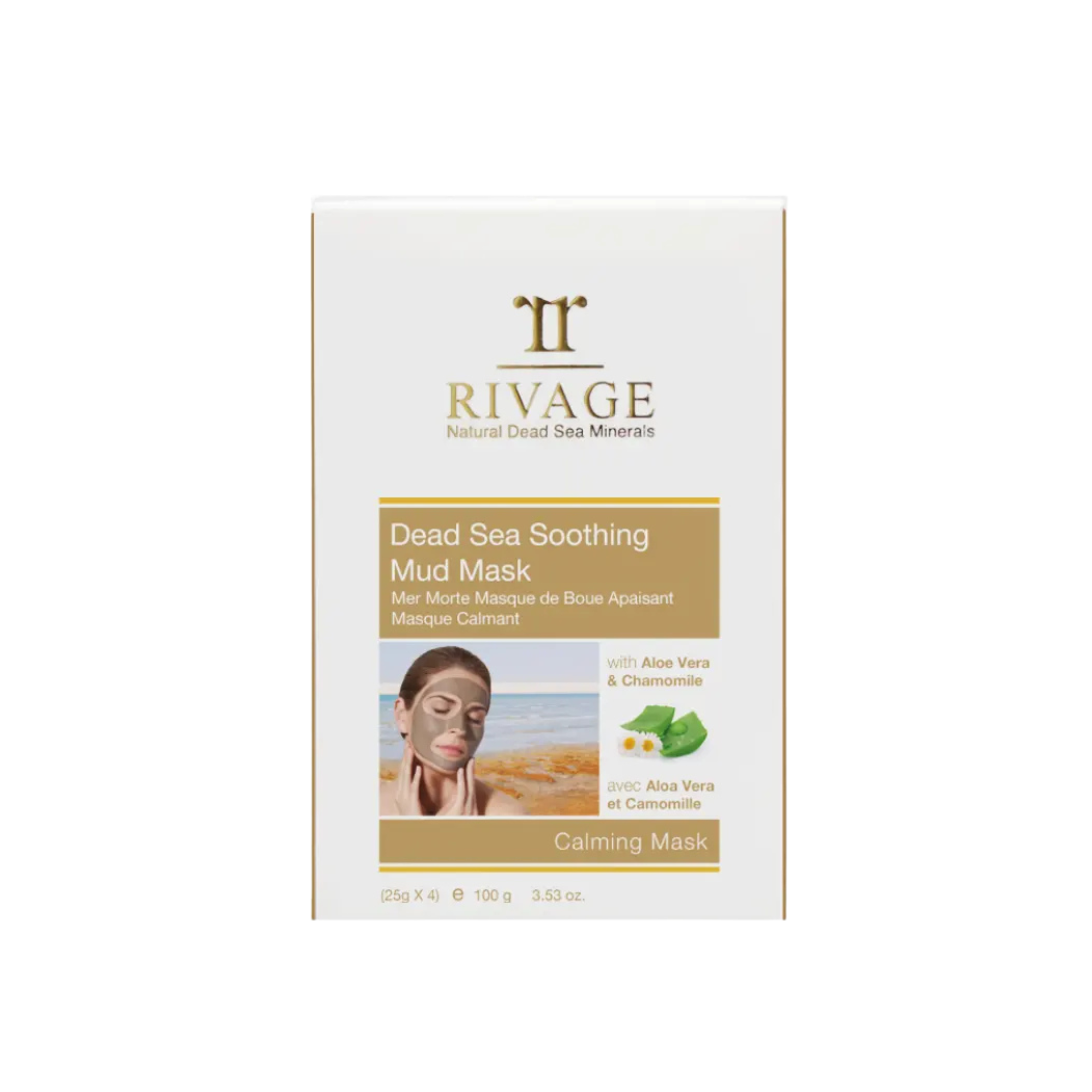 Masque visage apaisant à la boue de la mer Morte