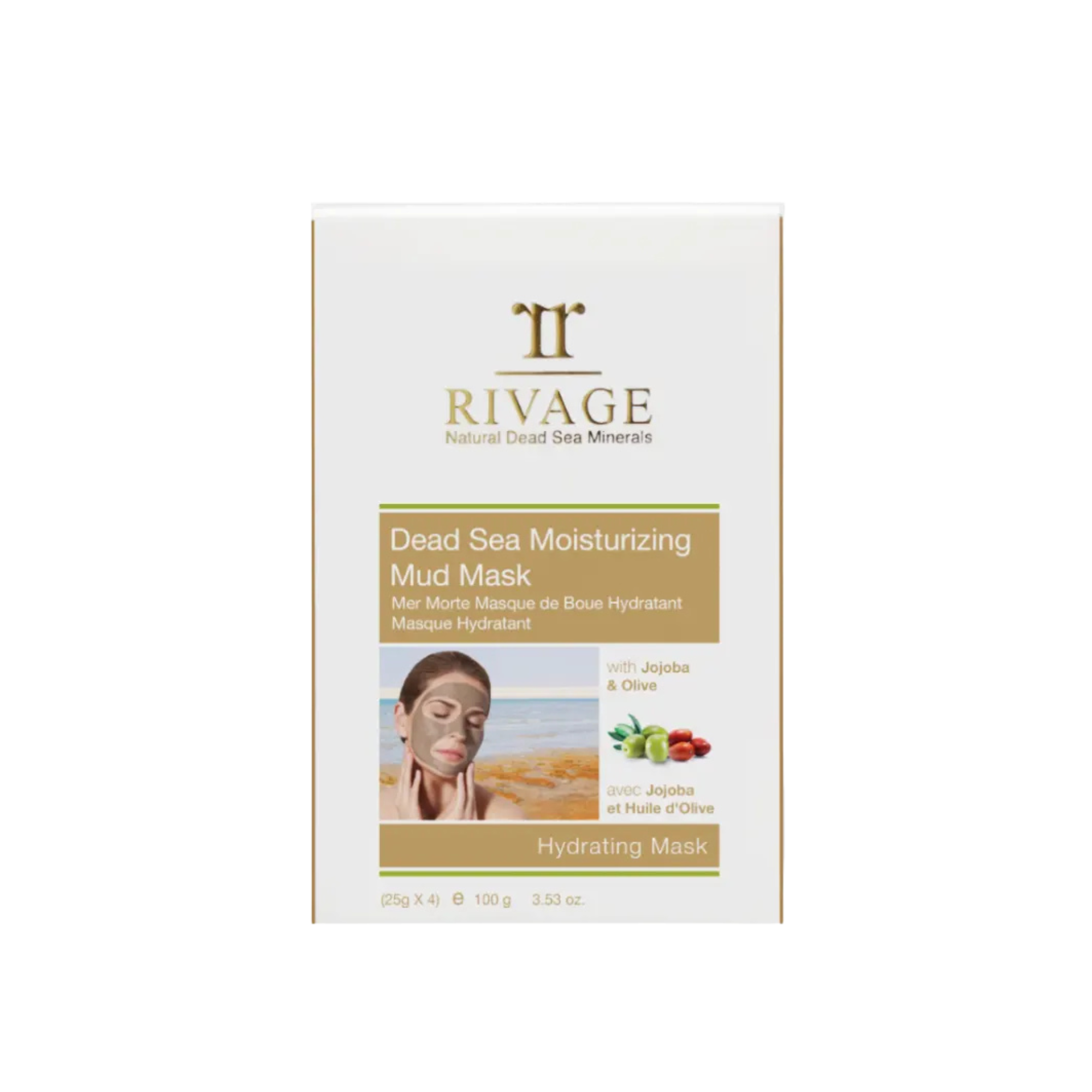 Masque visage hydratant à la boue de la mer Morte