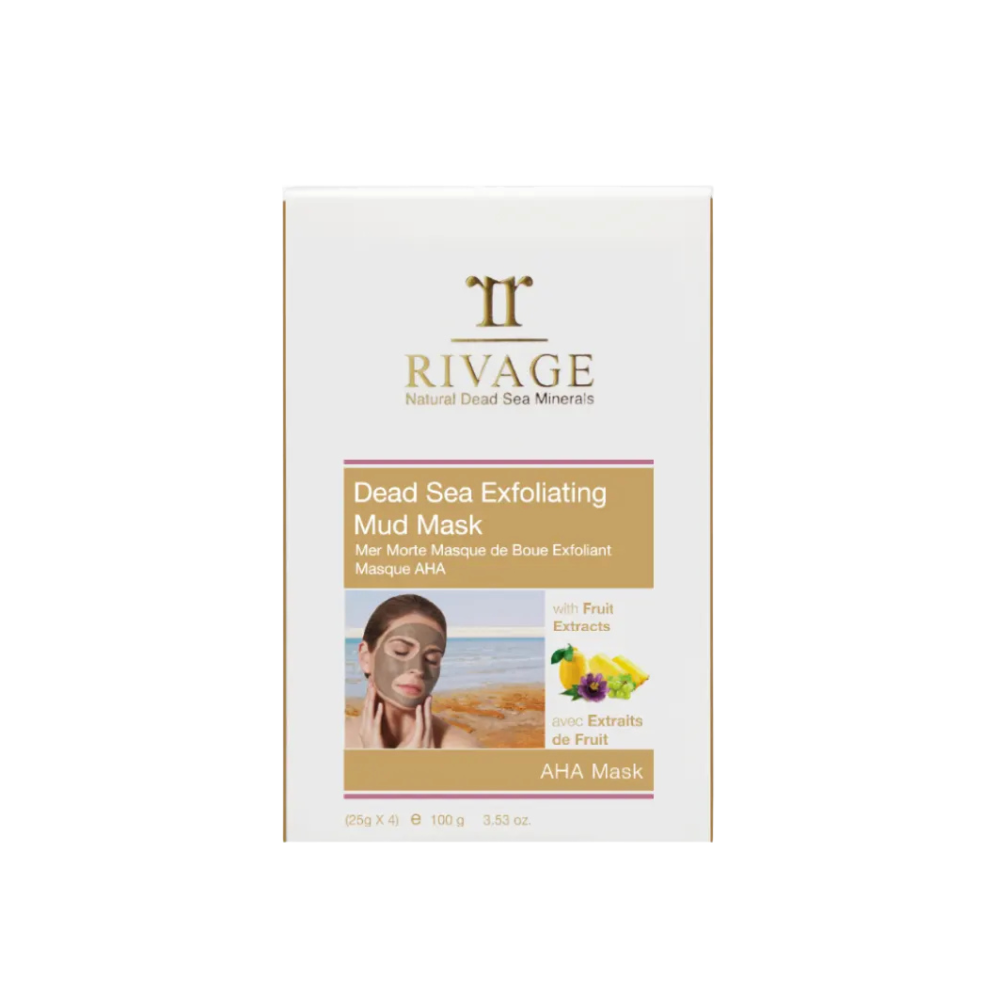 Masque visage exfoliant à la boue de la mer Morte