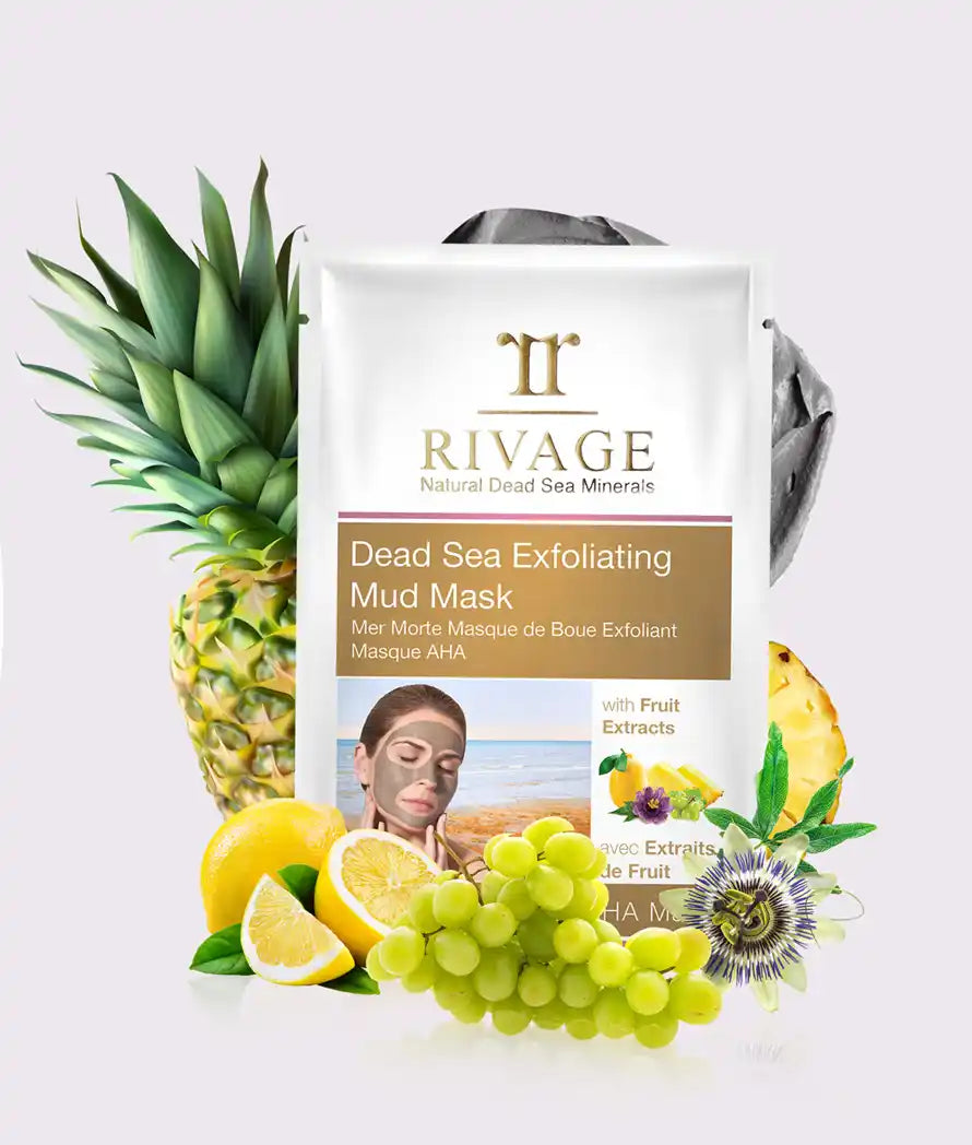 Masque visage exfoliant à la boue de la mer Morte